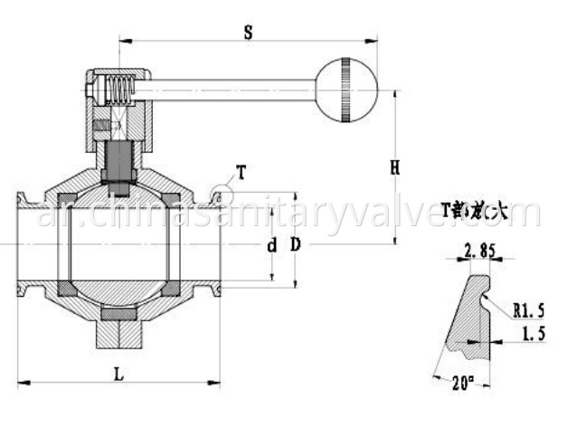 sanitary butterfly-type ball valves2